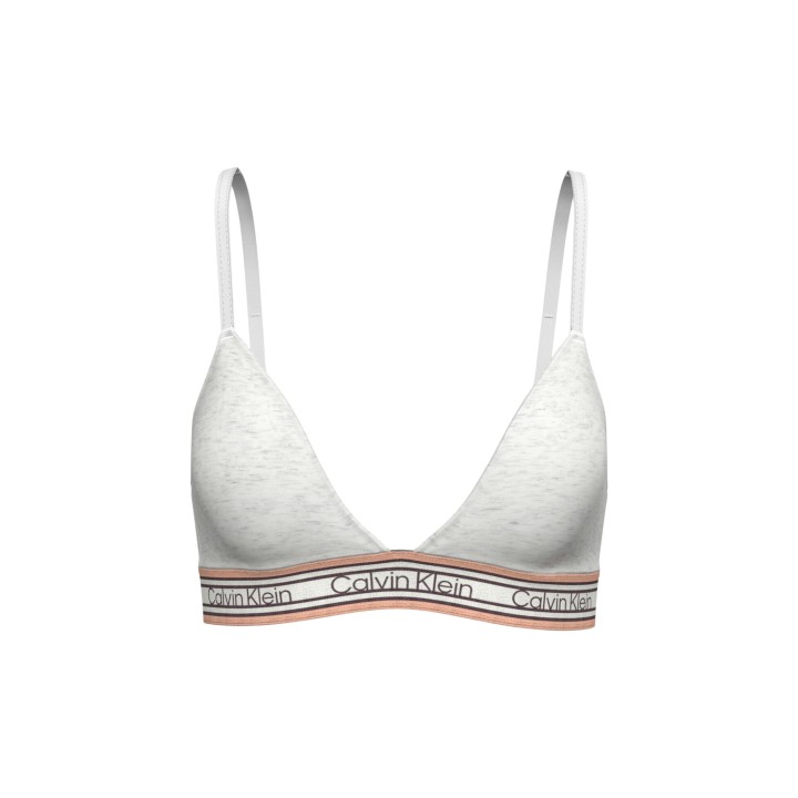 Calvin Klein Underwear sujetador triangular de mujer color crema vista frontal del producto