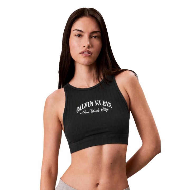 Calvin Klein Underwear sujetador bralette negro para mujer vista frontal