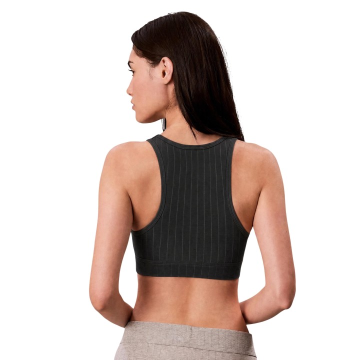 Calvin Klein Underwear sujetador bralette negro para mujer vista posterior