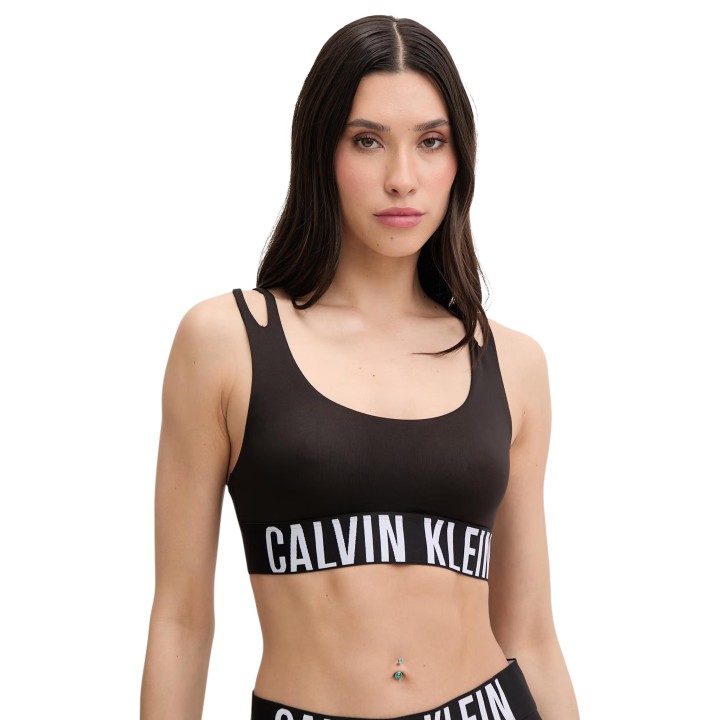 Sujetador bralette negro de mujer Calvin Klein Underwear vista frontal