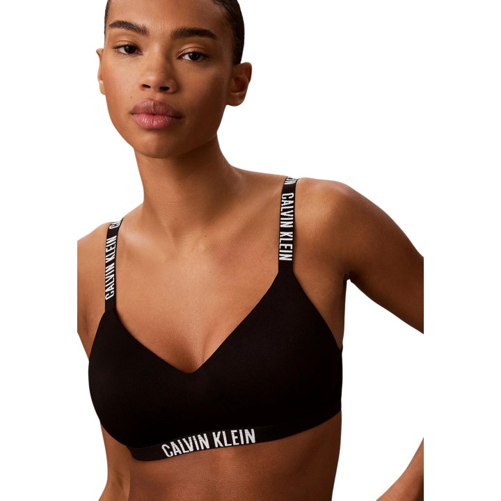 Sujetador bralette negro de mujer Calvin Klein Underwear vista frontal