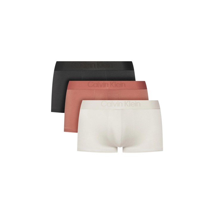 Calvin Klein Underwear bóxer de hombre 3 piezas en gris claro vista frontal