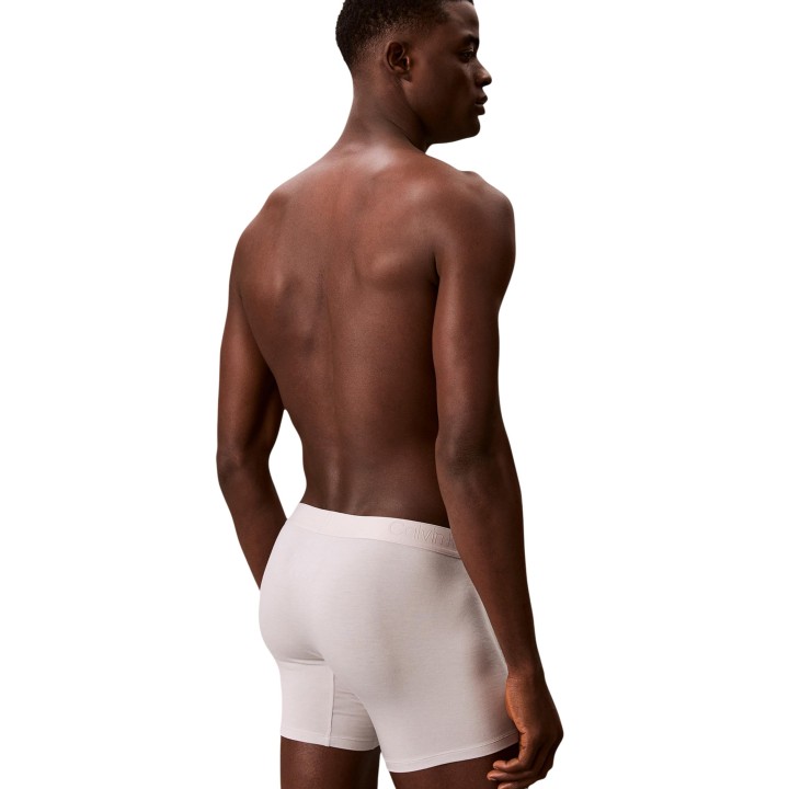 Calvin Klein bóxer de hombre en color gris claro vista posterior