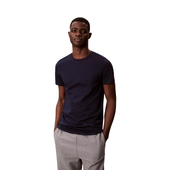 Calvin Klein Underwear camiseta interior de hombre azul marino vista frontal
