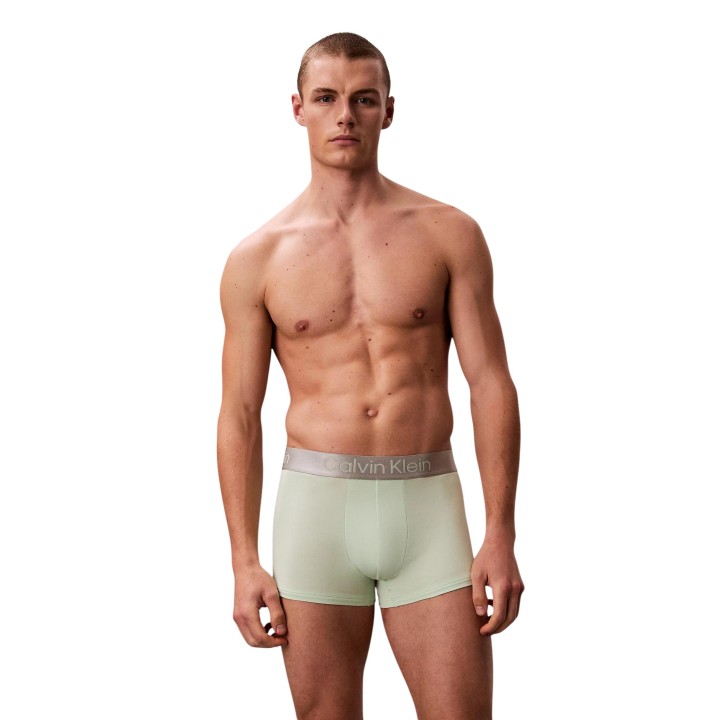 Calvin Klein Underwear bóxer trunk de hombre gris claro vista frontal