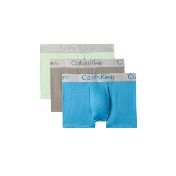 Pack de 3 bóxers trunk Calvin Klein Underwear de hombre vista frontal
