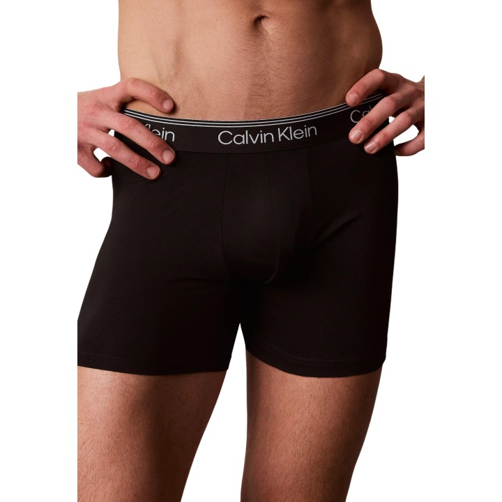 Calvin Klein Underwear bóxer masculino negro detalle frontal