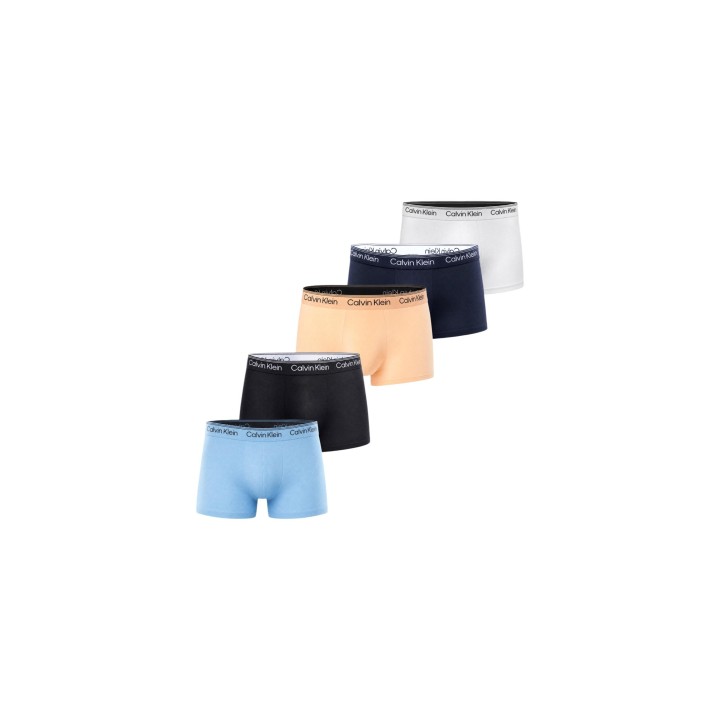 Calvin Klein Underwear bóxer de hombre Low Rise Trunk 5PK en varios colores vista frontal