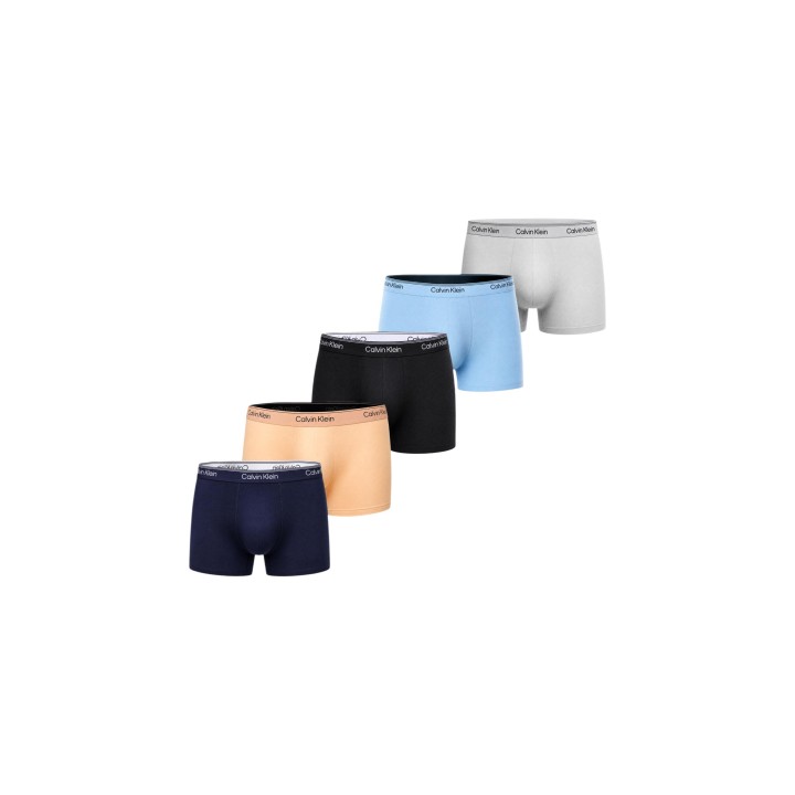 Calvin Klein Underwear bóxers de hombre 5 unidades en gris azul negro rosa y celeste
