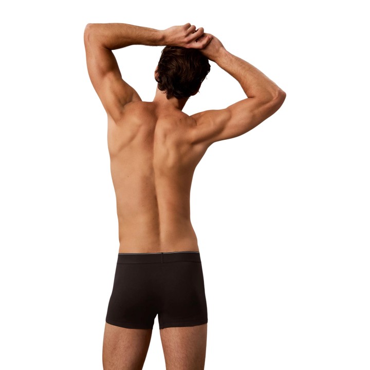 Bóxer Calvin Klein Underwear para hombre en negro vista posterior