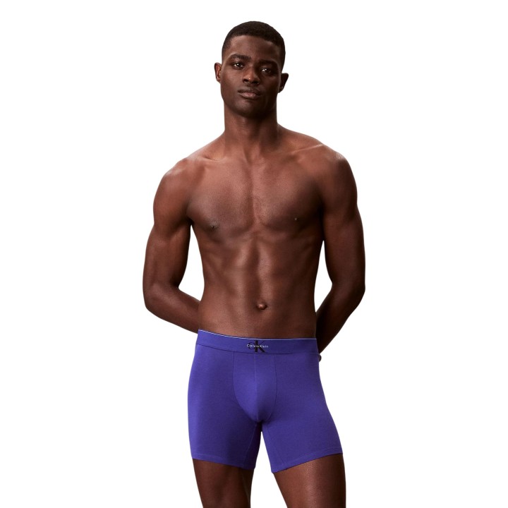 Calvin Klein Underwear bóxer de hombre azul vista frontal