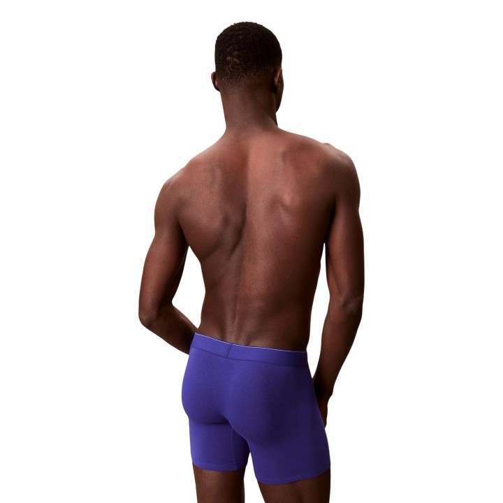 Calvin Klein Underwear bóxer de hombre azul vista posterior