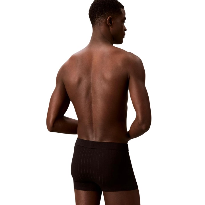 Bóxer negro Calvin Klein Underwear para hombre vista posterior