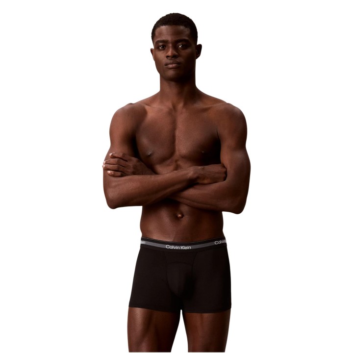Bóxer negro de hombre Calvin Klein Underwear vista frontal