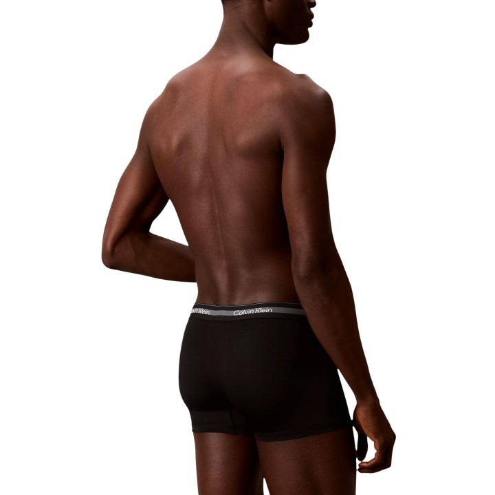 Bóxer negro de hombre Calvin Klein Underwear vista posterior