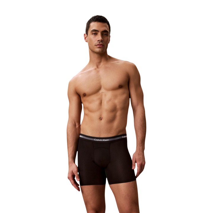 Bóxer negro Calvin Klein para hombre vista frontal