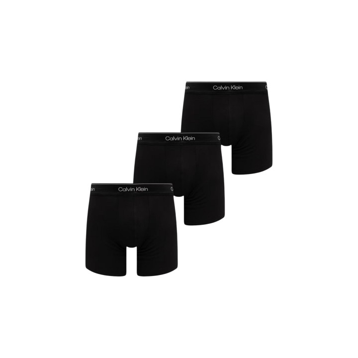 Calvin Klein Underwear bóxers de hombre negros pack de 3 vista frontal
