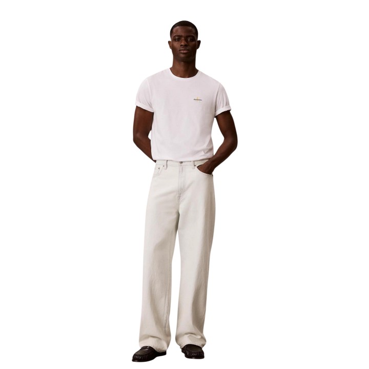 Camiseta interior de hombre Calvin Klein Underwear blanca vista frontal