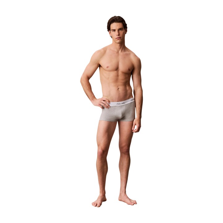 Calvin Klein Underwear bóxer de hombre gris vista frontal de cuerpo entero