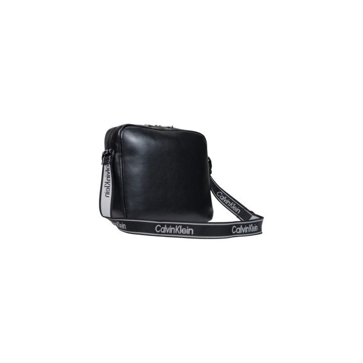 Bolso bandolera Calvin Klein para hombre negro vista lateral