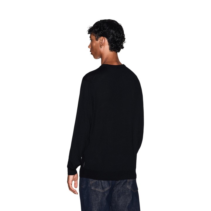 Armani Exchange jersey negro de hombre 8NZM3A ZM8AZ vista posterior