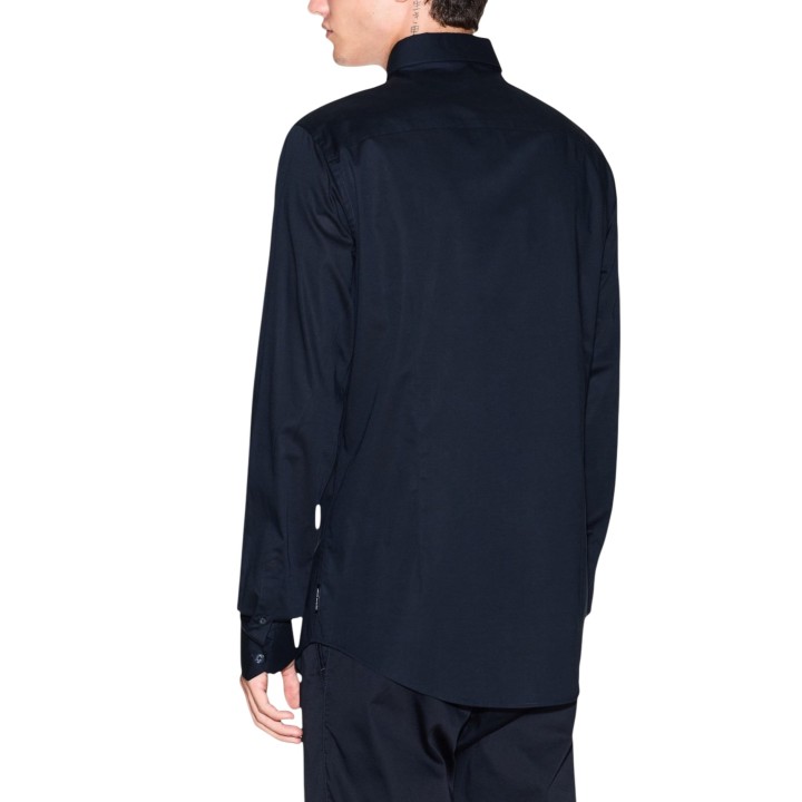 Camisa azul de hombre Armani Exchange 8NZCBD ZN10Z vista posterior