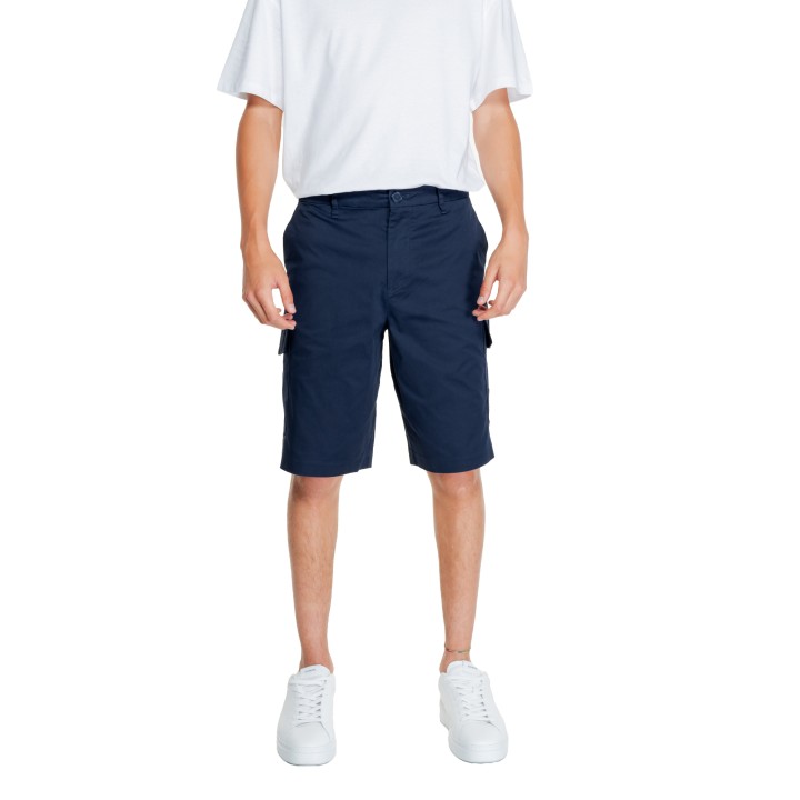 Bermuda azul de hombre Armani Exchange 3DZS07 ZN3TZ vista frontal