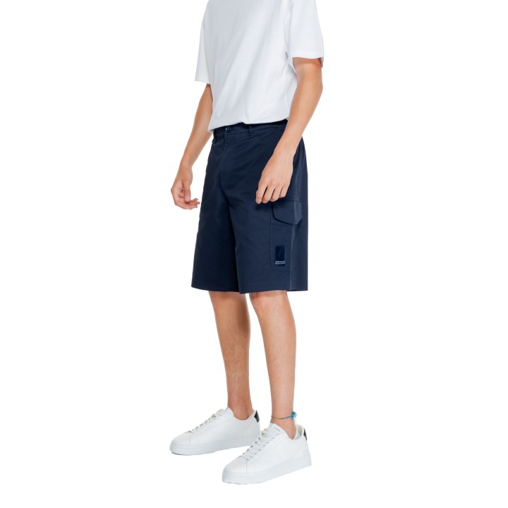 Bermuda azul de hombre Armani Exchange 3DZS07 ZN3TZ vista tres cuartos