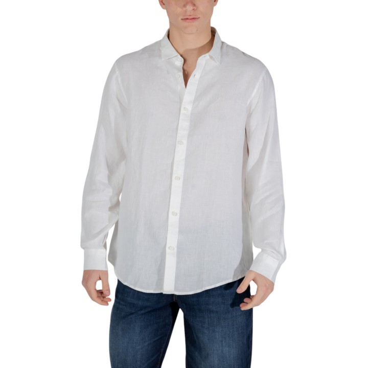 Armani Exchange camisa de hombre blanca XM001221 AF14619 vista frontal