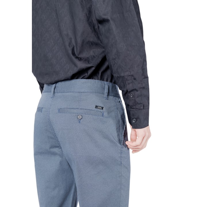 Armani Exchange pantalón de hombre azul oscuro detalle posterior