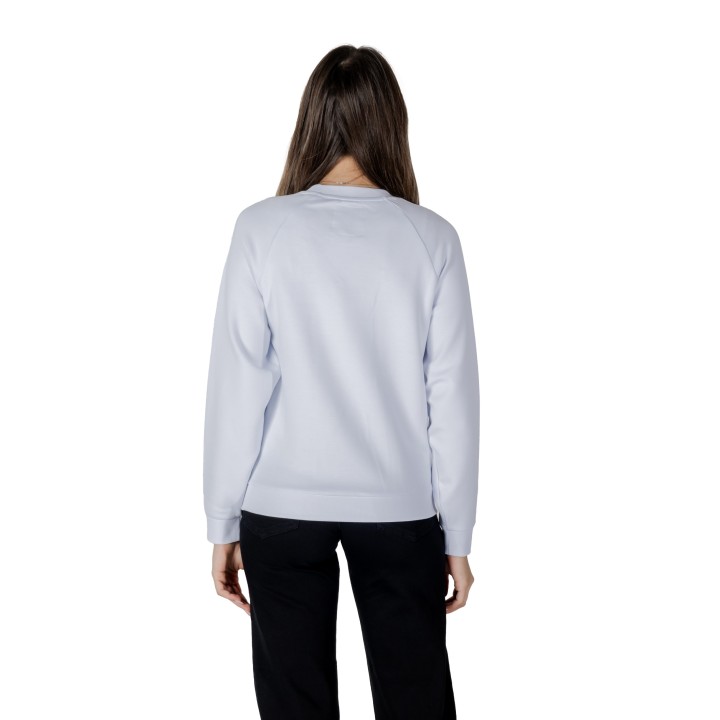 Armani Exchange sudadera de mujer blanca vista posterior
