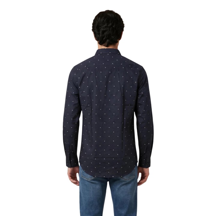 Armani Exchange camisa de hombre azul XM000625 AF13184 vista posterior