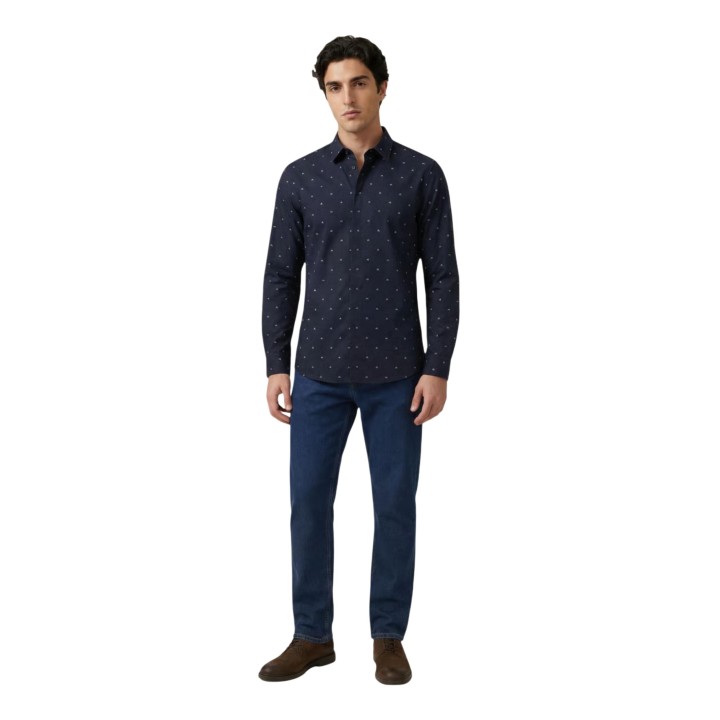 Armani Exchange camisa de hombre azul XM000625 AF13184 vista frontal