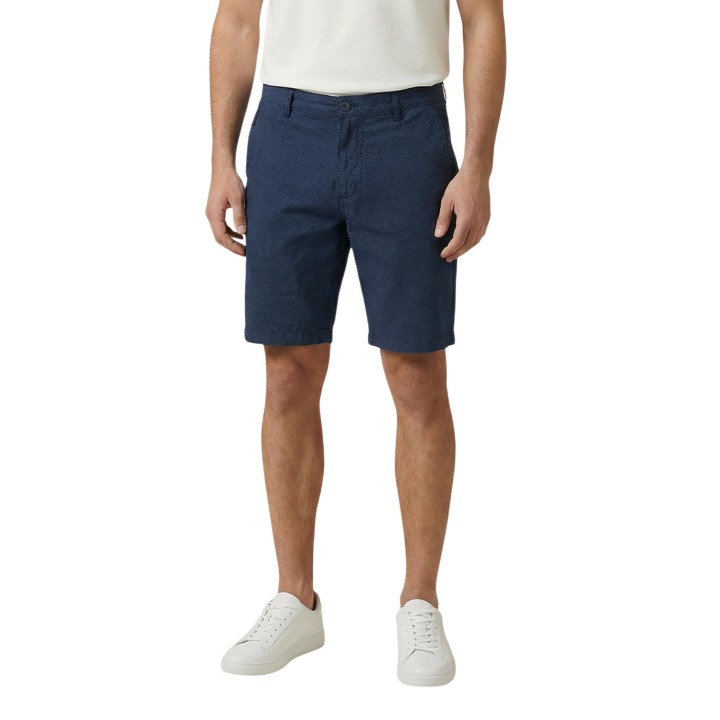 Armani Exchange pantalón corto de hombre azul oscuro vista frontal