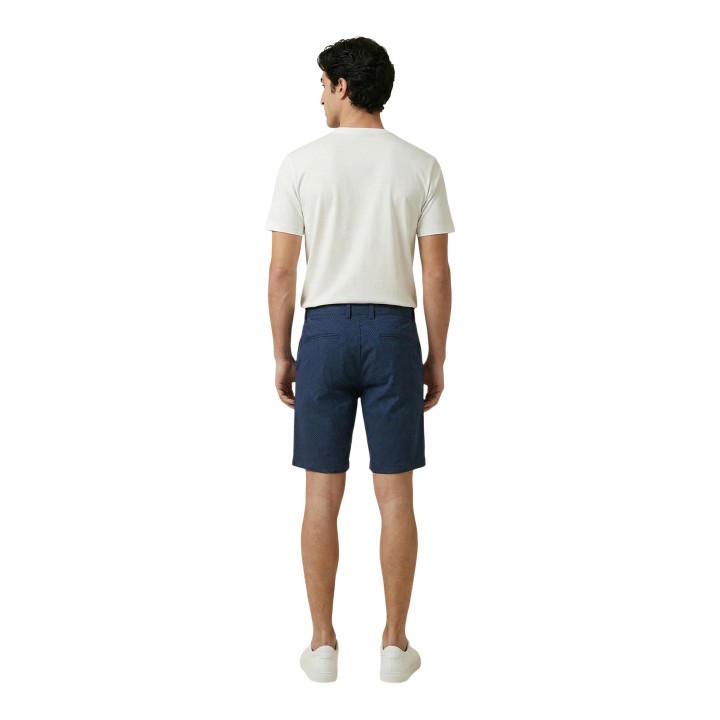Armani Exchange pantalón corto de hombre azul oscuro vista posterior