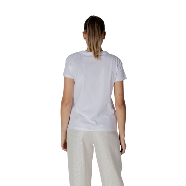 Armani Exchange camiseta blanca de mujer XW000531 AF10359 vista posterior