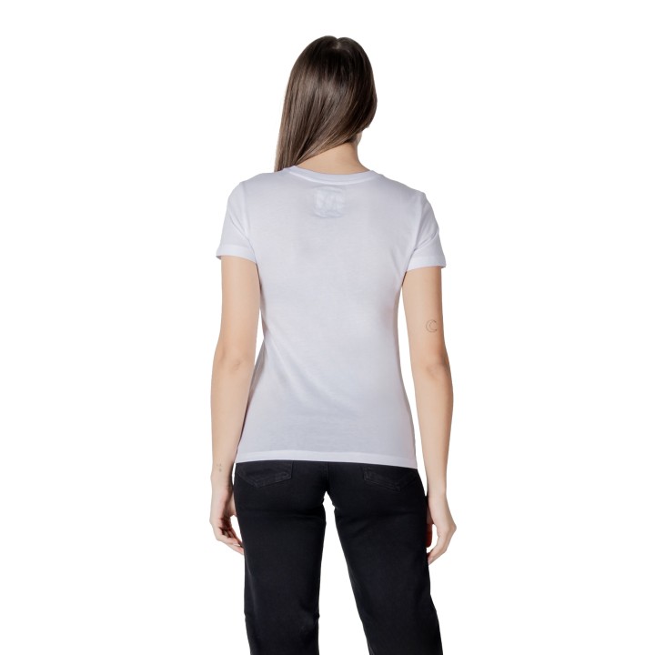 Armani Exchange camiseta blanca de mujer XW000831 AF10356 vista posterior