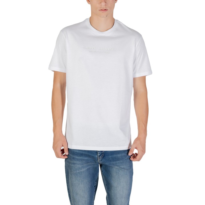 Camiseta blanca de hombre Armani Exchange XM001280 AF10361 vista frontal