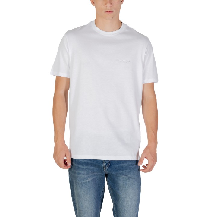 Camiseta Armani Exchange de hombre blanca XM001281 AF10361 vista frontal