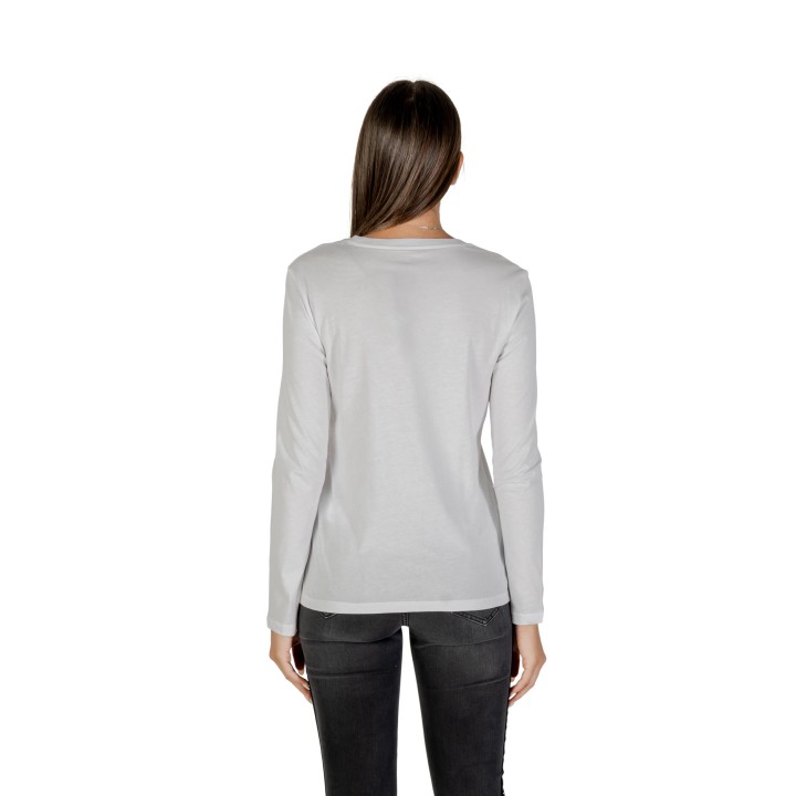 Armani Exchange camiseta blanca de mujer XW001350 AF17172 detalle posterior