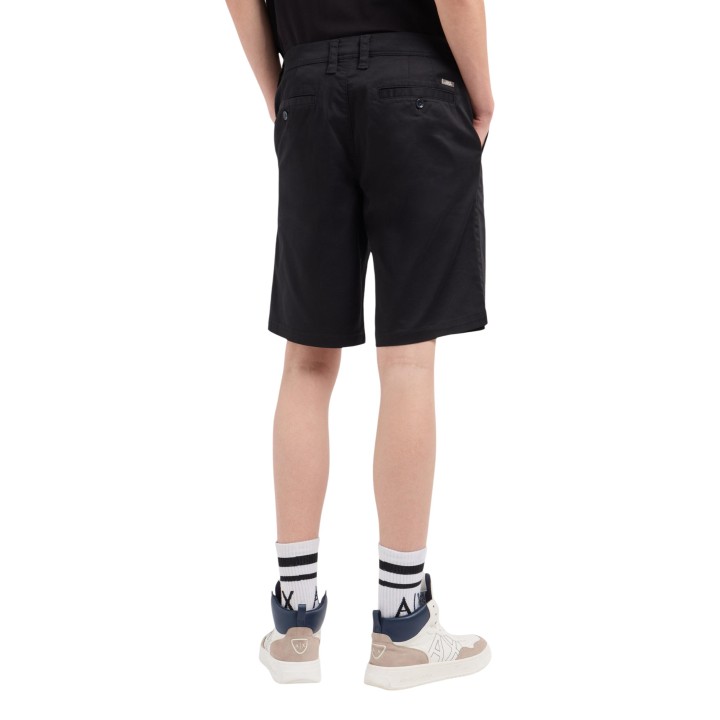 Armani Exchange pantalón corto negro de hombre 8NZS42 ZN1RZ vista posterior