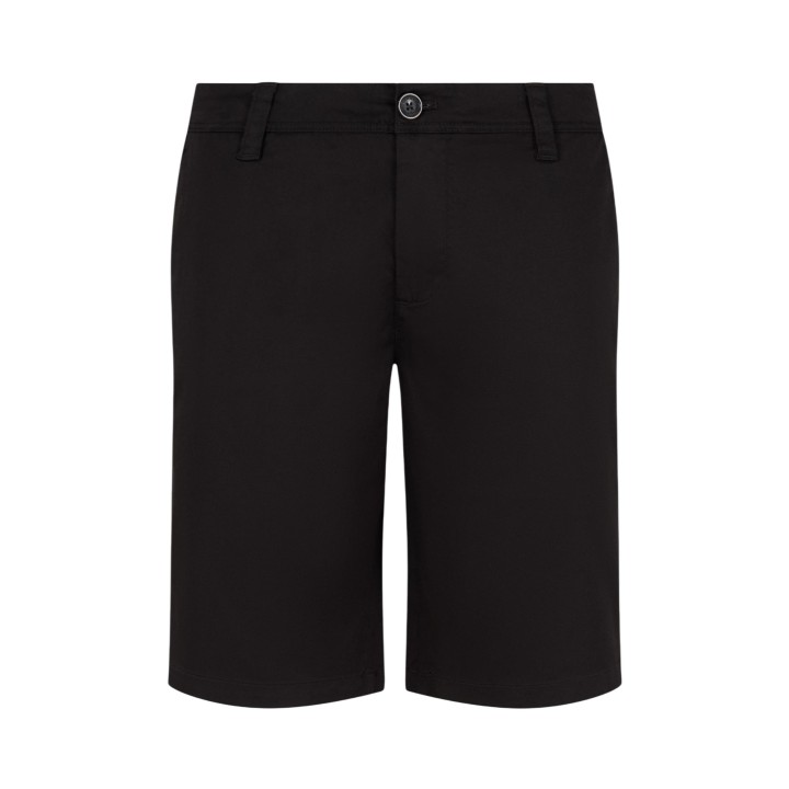 Armani Exchange pantalón corto negro de hombre 8NZS42 ZN1RZ vista frontal de la prenda