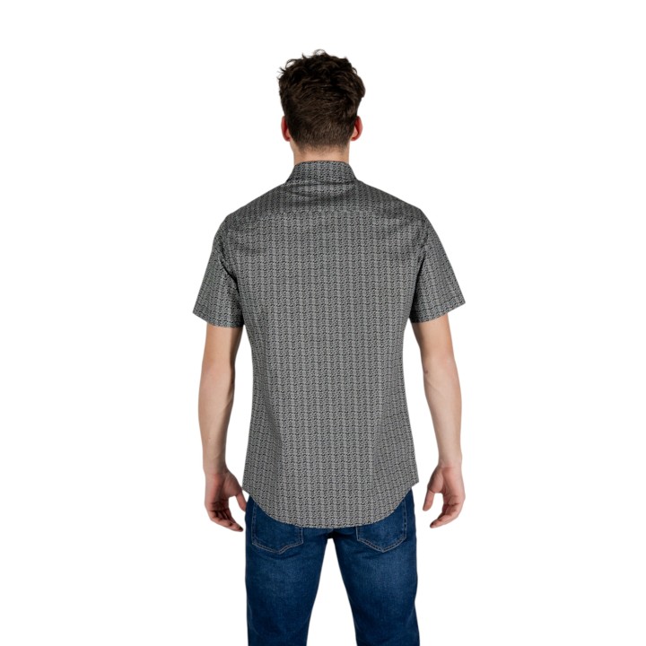Camisa negra de hombre Armani Exchange XM000624 AF13184 vista posterior