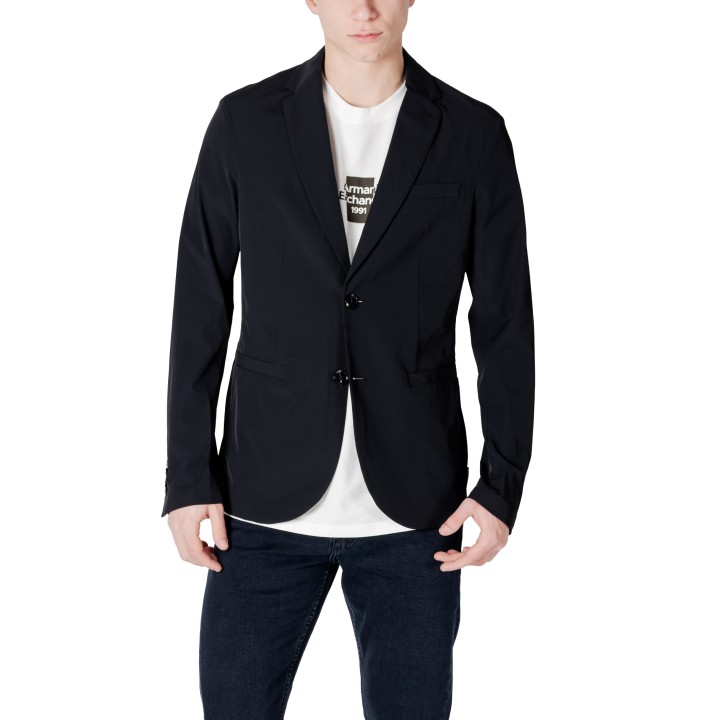 Armani Exchange blazer negro de hombre 8NZG49 ZNYZZ vista frontal