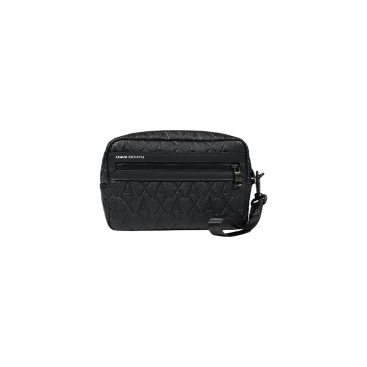 Armani Exchange bolso negro para hombre XM001272 AF12133 vista frontal con correa