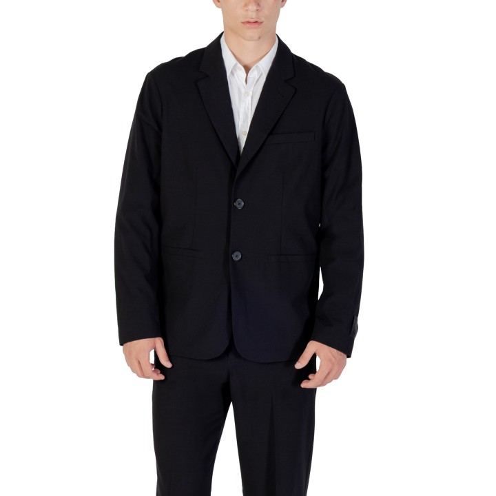 Blazer negro de hombre Armani Exchange XM000345 AF10897 vista frontal