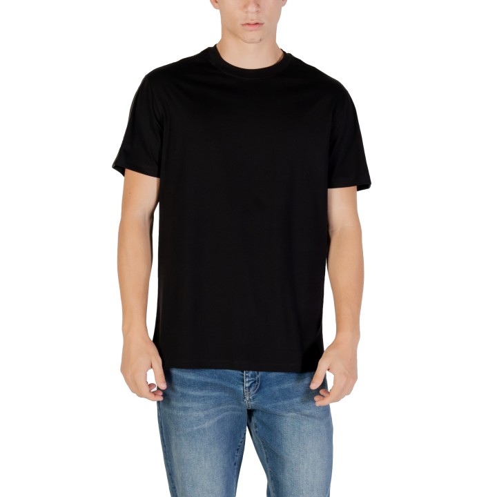 Camiseta negra Armani Exchange de hombre XM001283 AF10361 vista frontal