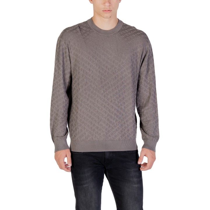 Jersey de hombre Armani Exchange XM001316 AF10454 gris oscuro vista frontal