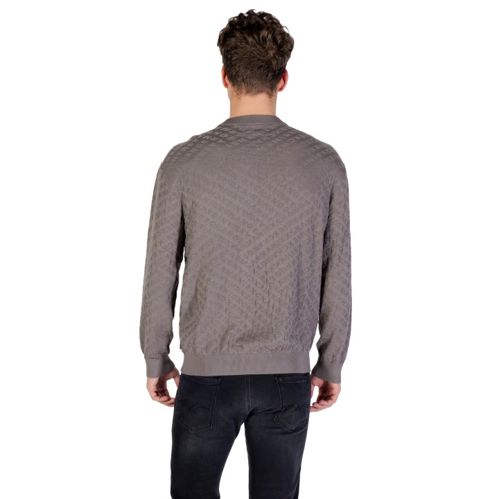 Jersey de hombre Armani Exchange XM001316 AF10454 gris oscuro vista posterior