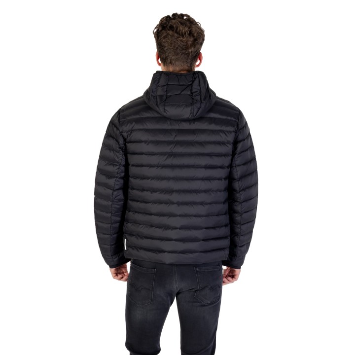 Chaqueta acolchada negra de hombre Armani Exchange vista posterior